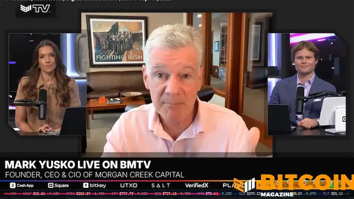 Bitcoin Is on Sale and Should Be Accumulated, Says Morgan Creek Capital CEO